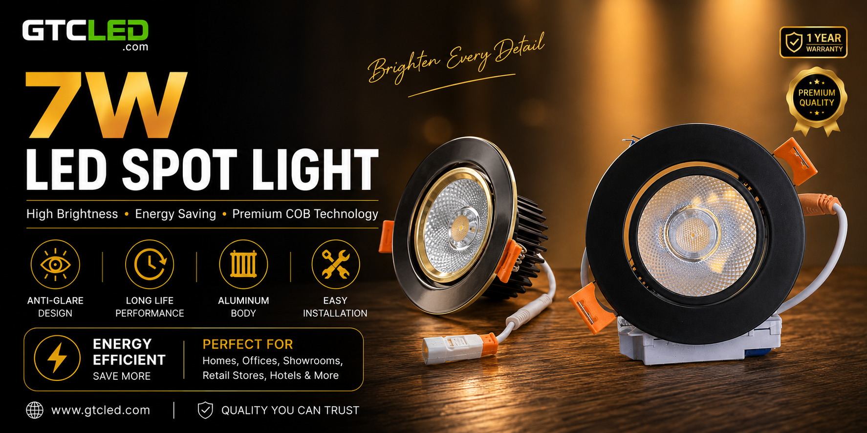 (image for) 7 Watt Spot Light