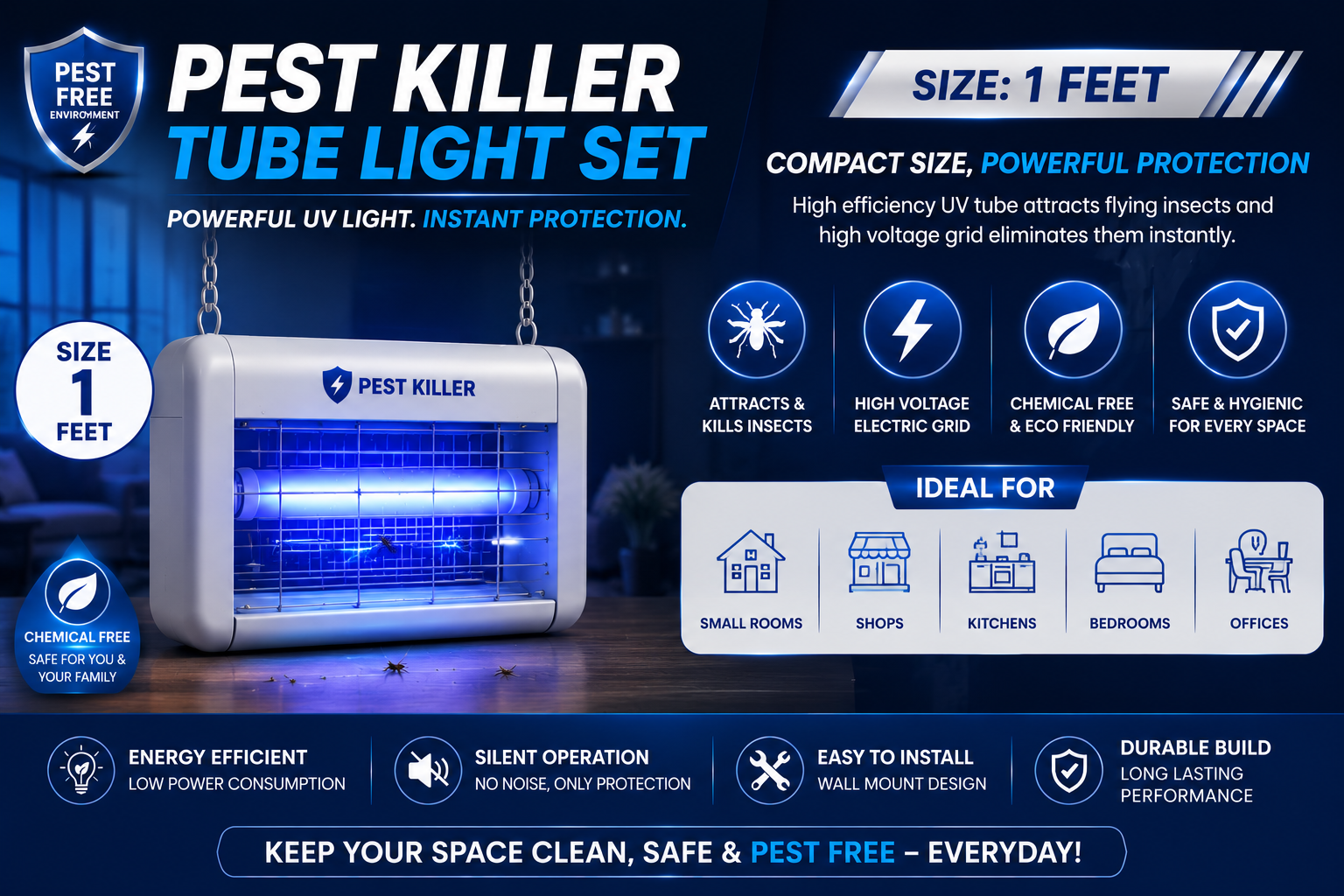 (image for) Pest Killer Tube Light 1 Feet
