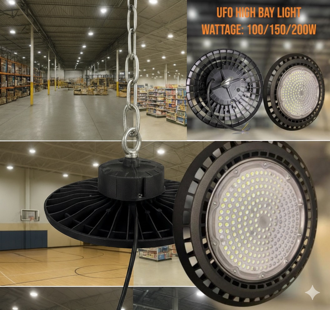 200 Watt UFO High Bay Light (image for) 200 Watt UFO High Bay Light