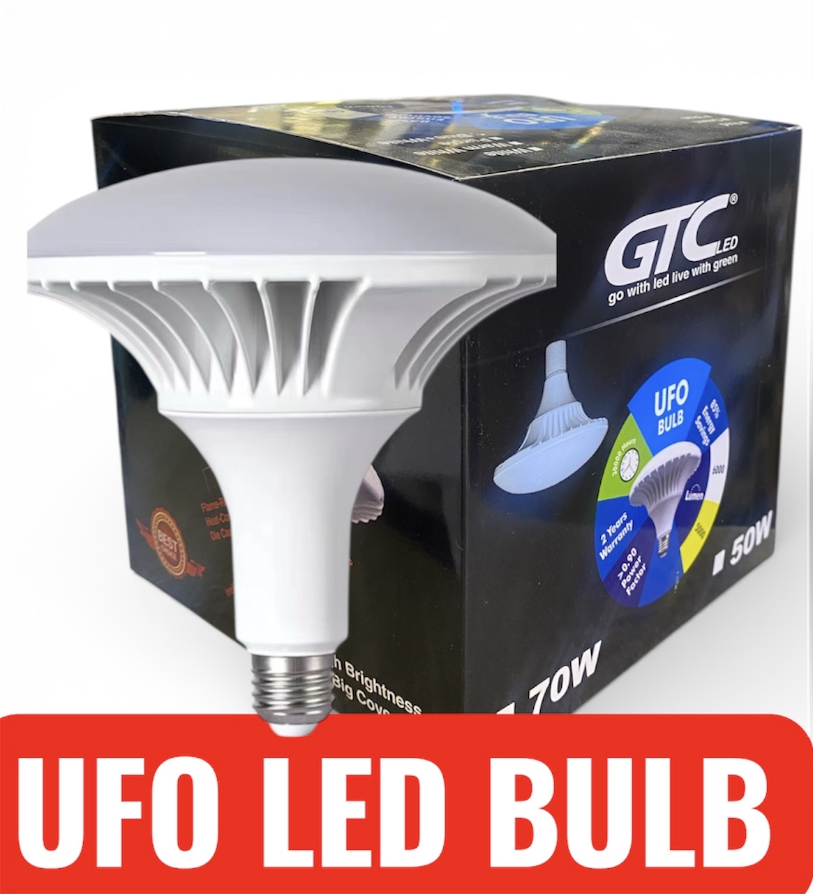 (image for) UFO 50 Watt Led Bulb (Blue)