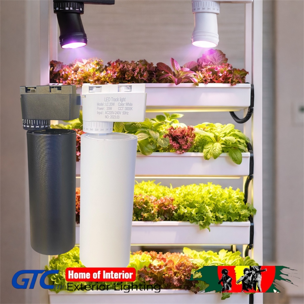 (image for) 20 Watt Track Plant Grow Light