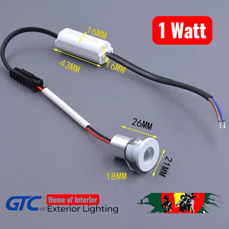 (image for) 1 Watt Mini Spot White