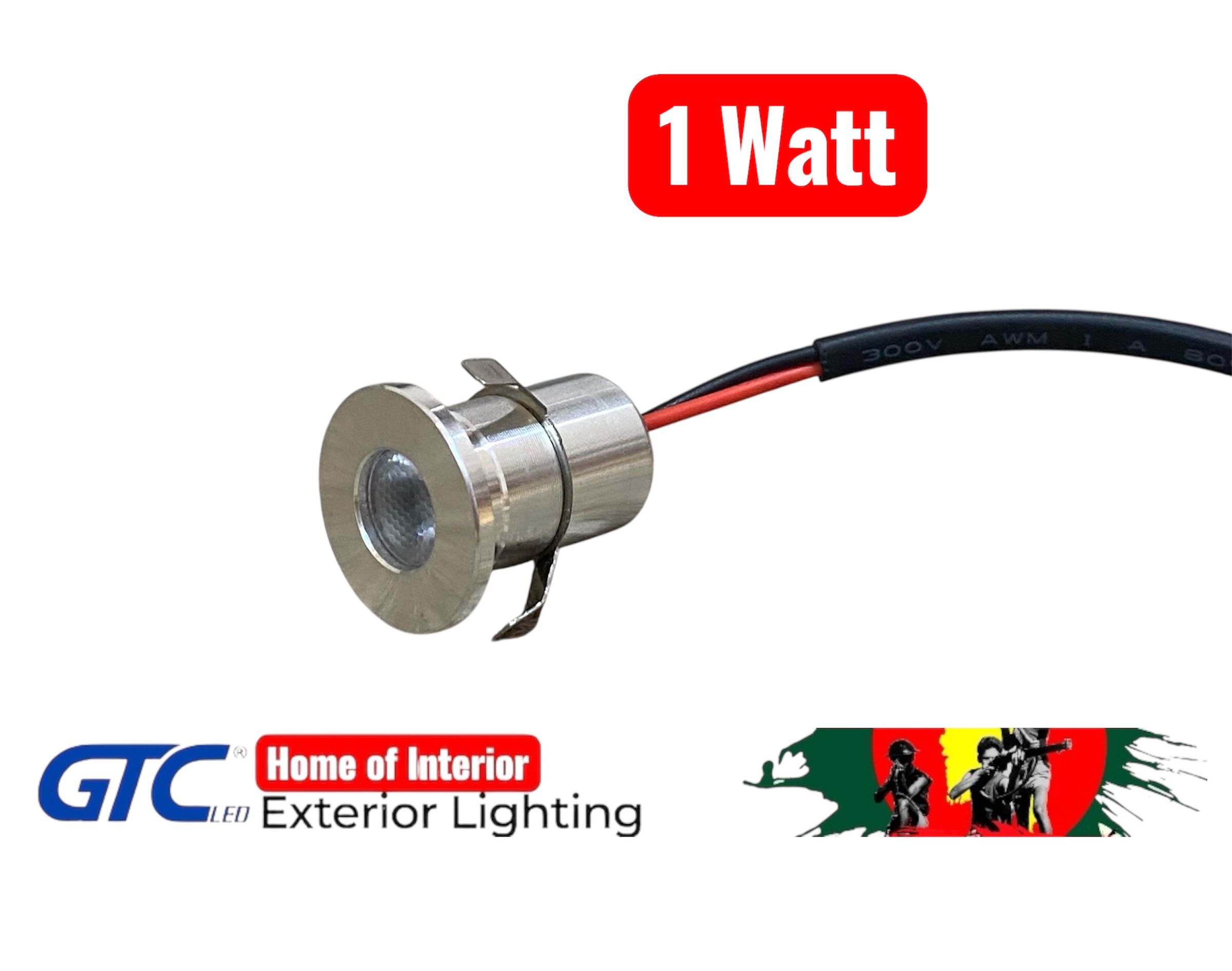 (image for) 1 Watt Mini Spot Silver